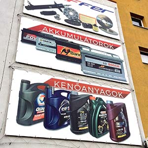 Molinó nyomtatás, ponyva dekoráció